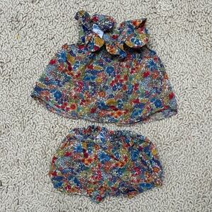 Jacadi Multicolor Floral Outfit